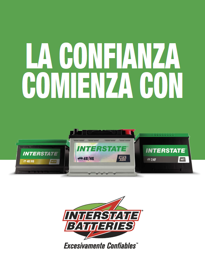 Portada Catálogo Interstate Baterías